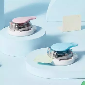 Бумажный угловой скруглитель 3 в 1 R4мм+R7мм+R10мм Дыроколы для изготовления открыток и скрапбукинга синий