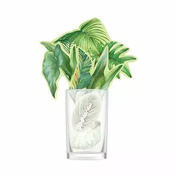 Бумажный увлажнитель воздуха ЗЕЛЕНЫЙ Просто замочите в воде Детский Взрослый Интерьерный бумажный увлажнитель воздуха ODECO.MART Экологичный