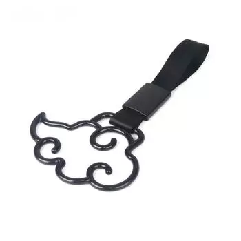 Bumper Warning Ring Car Strap Car Pendant Plastic Hanging Ring Cloud Hanging Ring Auto Accessories Interior Hand Pull Ring чёрный