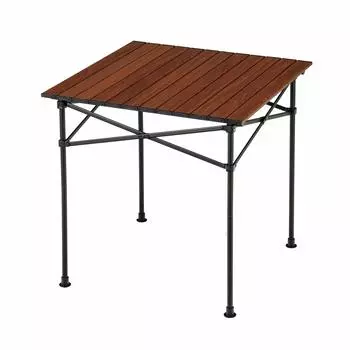 BUNDOK алюминиевый рулонный стол 70, под дерево, низкий стол для кемпинга, высокий стол с ящиком для хранения BD-222WB