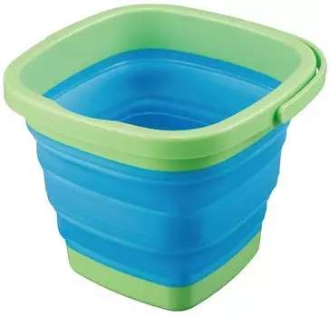 BUNDOK Folding Bucket 5L Folding Square Outdoor BD-603