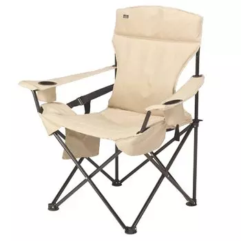 BUNDOK Lounge Chair WIDE Свободный складной широкий стул BD-182 бежевый