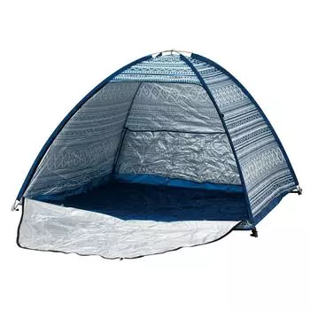 BUNDOK MOLUSKO Joint Shelter 170 Full Close Native Pattern Storage Case Included Sunshade Beach Tent UV Protection Normal Pop-up MS-13NA