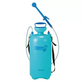 BUNDOK MOLUSKO Shower Mist 16L Portable Simple Shower Outdoor Marine Sports S Blue & MS-34