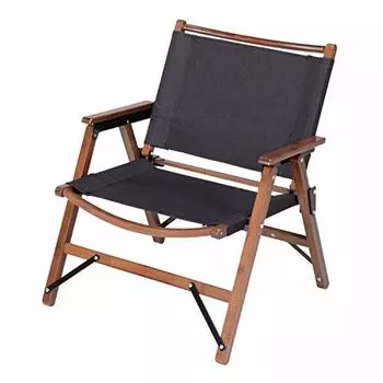 BUNDOK Низкий стул BAMBOO черный BD-114BK складной натуральный материал A. черный (БД-114БК)