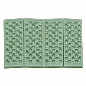 BUNDOK Складной Zabuton Moss Green x Orange BD-514MO толщиной 8 мм, компактный