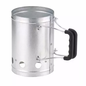 BUNDOK Угольный стартер для розжига BD-410 серебряный