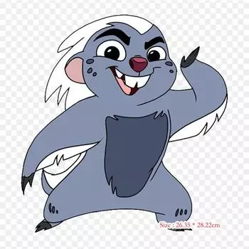Bunga Lion Guard Lion Bunga Термотрансферная печать виниловые нашивки наклейки для одежды аппликации своими руками моющиеся нашивки