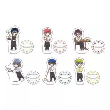 Bungo to Alchemist 17 Cafe B Art Acrylic Petit Stand Box of 6 Ver. [Graph Illustration]