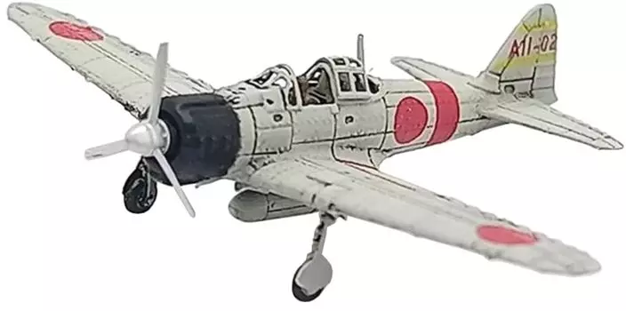 Bunker Studio Японский ВМС Mitsubishi A6M2 Zero Type Carrier Fighter Type 3 Набор пластиковых деталей для модели BSTIJN35201 1/350 Ni-1