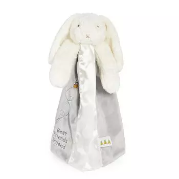 Bunnies by the Bay BUNNIES BYE THE BAY Baby Safety Blanket Regular Size Rabbit Gray Bed Hug Blanket byebyebuddy 0 Months 100105 ~ серый