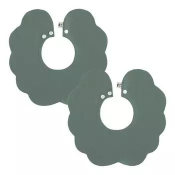 Bunny Blossom Beige Big Rolling 2шт, Зеленый Однотонный, 1шт
