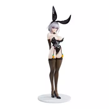 Bunny Girls Bunny Girl Black scale окрашенная готовая фигурка Ver. 1/6 ПВХ и АБС чёрный
