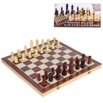 Bunnyland Kingsman Wooden Chess 29 x 29 см, настольная игра, представительница Кореи