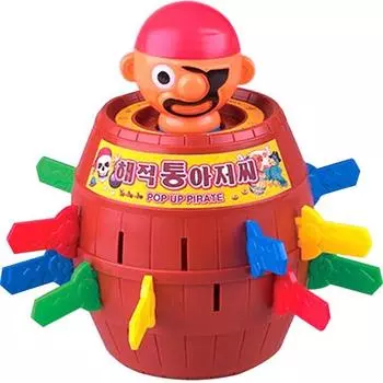 Bunnyland Pirate Tong Uncle Board Game, настольная игра, представляющая Корею
