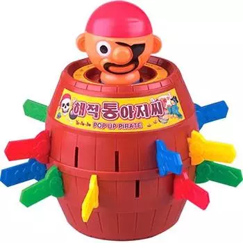 Bunnyland Pirate Tong Uncle Board Game, популярная корейская игра