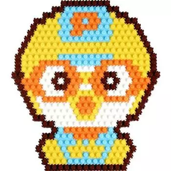 Bunnyland Pororo Pixel Block 520p, смешанные цвета, популярные корейские игрушки