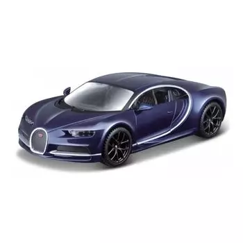 Burago bugatti mini car 1/32 BUGATTI CHIRON (blue) [product]