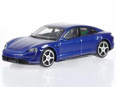 Burago Burago Мини-автомобиль Porsche Taycan TAYCAN TURBO S 2019 1/43 (синий) [Элемент]