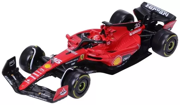Burago Ferrari SF23 2023 Leclerc с водителем готового изделия 1/43 №16 C.