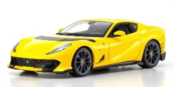 Burago Scale Ferrari 812 Competizione Finished Model 1/18 (Yellow) 18-16019Y