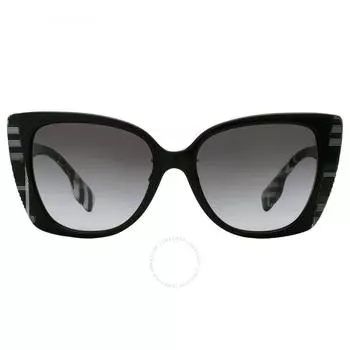 Burberry Meryl Серые женские солнцезащитные очки с градиентом и бабочкой BE4393F 40518G 54