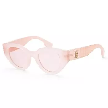Burberry Женские солнцезащитные очки Meadow 47 мм розовые BE4390 4060 5 47 розовые