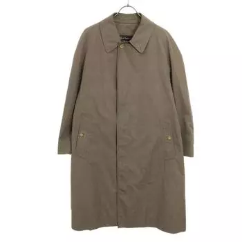 Burberrys 70s 80s Stainless collar coat L Brown Old vintage Men s Used