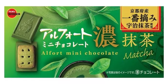 Бурбон Alfort Mini Chocolate Dark Matcha 112г