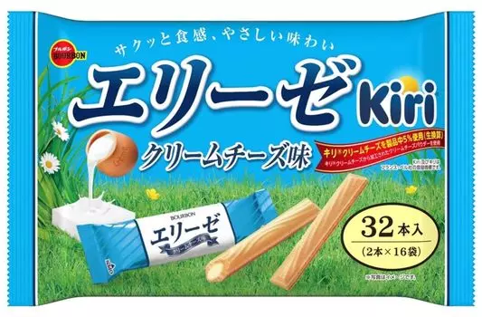 Бурбон Elise со вкусом сливочного сыра 32 бутылки x 12 пакетов