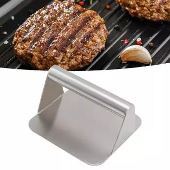 Пресс для бургеров из нержавеющей стали 304 Пресс для бургеров Smash для стейка, бекона, отбивных, кухонные инструменты