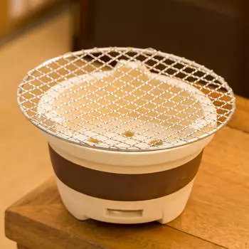 Burning Camp Stove Портативный угольный гриль с решеткой, горелка для барбекю S