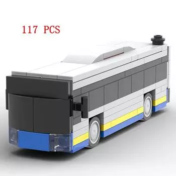Bus City UK London Building Blocks School Vehicle Friends Wedding Car Traffic Bricks Double Station Girls Gifts Technique Toys