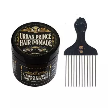Помада для волос Bushcloth Urban Prince Extra Large 455 г + бесплатный Afrobit