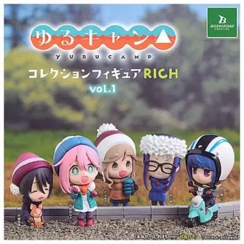 Bushiroad Creative Yuru Collection Figure RICH All 5 types set Full Comp Gacha Gacha Capsule Toy Camp vol.1