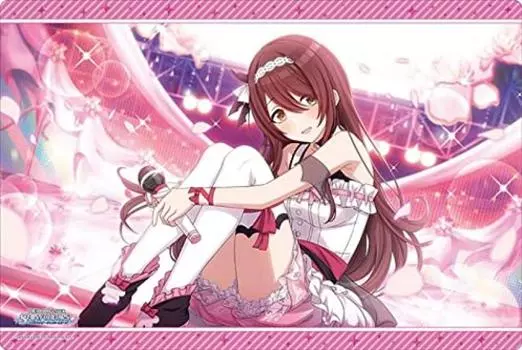 Bushiroad Коллекция резиновых ковриков V2 THE Shiny Colors Крупный цветочный вариант Vol.195 IDOLM@STER Tenka Osaki Office. Тишина.