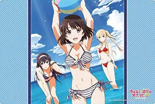 Bushiroad Rubber Mat Collection How to Raise a Boring Girlfriend Vol.741 Saekano “Megumi, Eriri, Utaha” Part.3