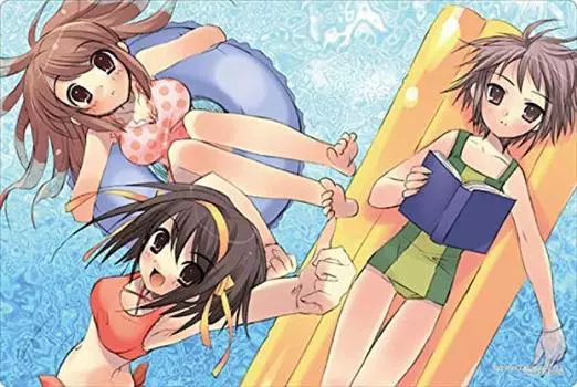Bushiroad Rubber Mat Collection Kadokawa Sneaker Bunko The Melancholy of Haruhi Suzumiya Vol.324 Haruhi, Nagato, Mikuru