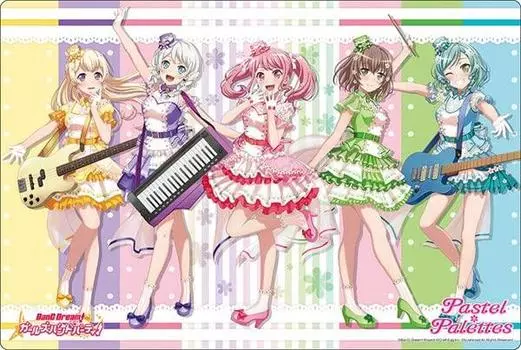 Bushiroad Rubber Mat Collection V2 BanG Girls Band 2022 Vol.554 Dream! Party! “Pastel*Palettes” ver.
