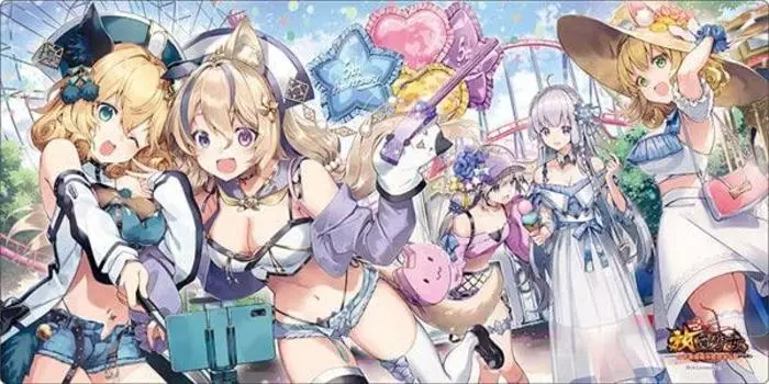 Bushiroad Rubber Mat Collection V2 Girl Ryouran 5th Anniversary Vol.486 «Abandoned ~Hyakka Moehimetachi~» версия. Часть 2