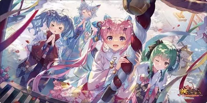 Bushiroad Rubber Mat Collection V2 Girl Ryouran New Year 2022 Vol.488 “Abandoned ~Hyakka Moehimetachi~” ver.