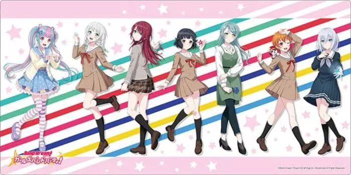 Bushiroad Rubber Mat Collection V2 Girls Band Happy days Vol.966 BanG Dream! Party! ver.