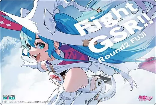Bushiroad Rubber Mat Collection V2 Miku 2024 Supporting Illustration Round2 Fuji Vol.1325 Racing Ver.