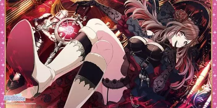 Bushiroad Rubber Mat Collection V2 THE Shiny Colors My ribbon is love knot Vol.1333 IDOLM@STER Tsukioka Koikane ver.