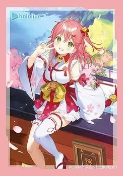 Bushiroad Sleeve Collection Mini Hololive Miko in a Place Where Cherry Blossoms Vol.619 Sakura Dance розовый