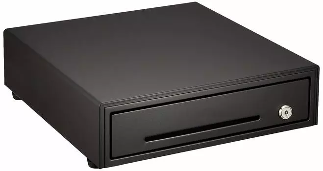 Busicom 3 года гарантии на отечественный ручной денежный ящик Ш330 x Г340 x В101 Малый размер S 3 типа банкнот 6 типов монет Черный BC-DW330HP-B