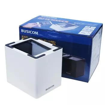 Busicom Desktop QR Code Reader Поддержка инструкций на японском языке QR Smartphone Членство Год Руководство/Внутренний электронный билет, оплата, карта и т. д.. BC-NL3000U2-W белый