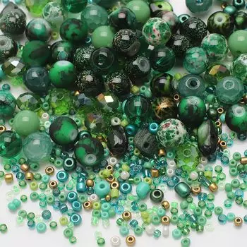 Бусина RICISUNG примерно 45 Deco Glass Deco For Lucky For DIY Mix, Pieces, 8mm, 40g, Beads, Parts, Handmade, Beads, Crafts, Accessories, Materials,
