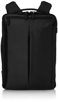 Business Backpack Dual Pose A4 Inch PC Storage 3 Air Chambers Chest Belt Included 35111 Black [Ace Gene] 15.6 Men s