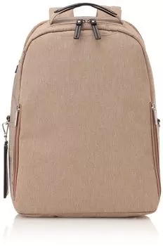 Business Backpack for Compatible with A4 Can hold inch PC casual melange Slipham Heather 2 Rucksack Beige H38 x W27 x D14cm [Ace Gene] Women, size,